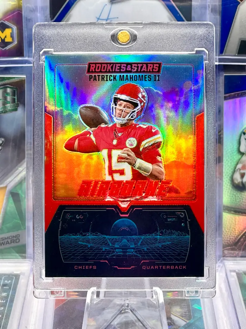 Patrick Mahomes 2025 Rookie & Stars /99 COLOR MATCH Red Prizm Kansas City Chiefs