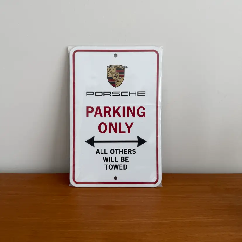 Porsche Parking Sign