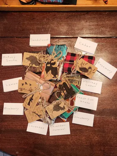 All Natural Handmade Goats Milk Soaps (choice) and other fun stuff