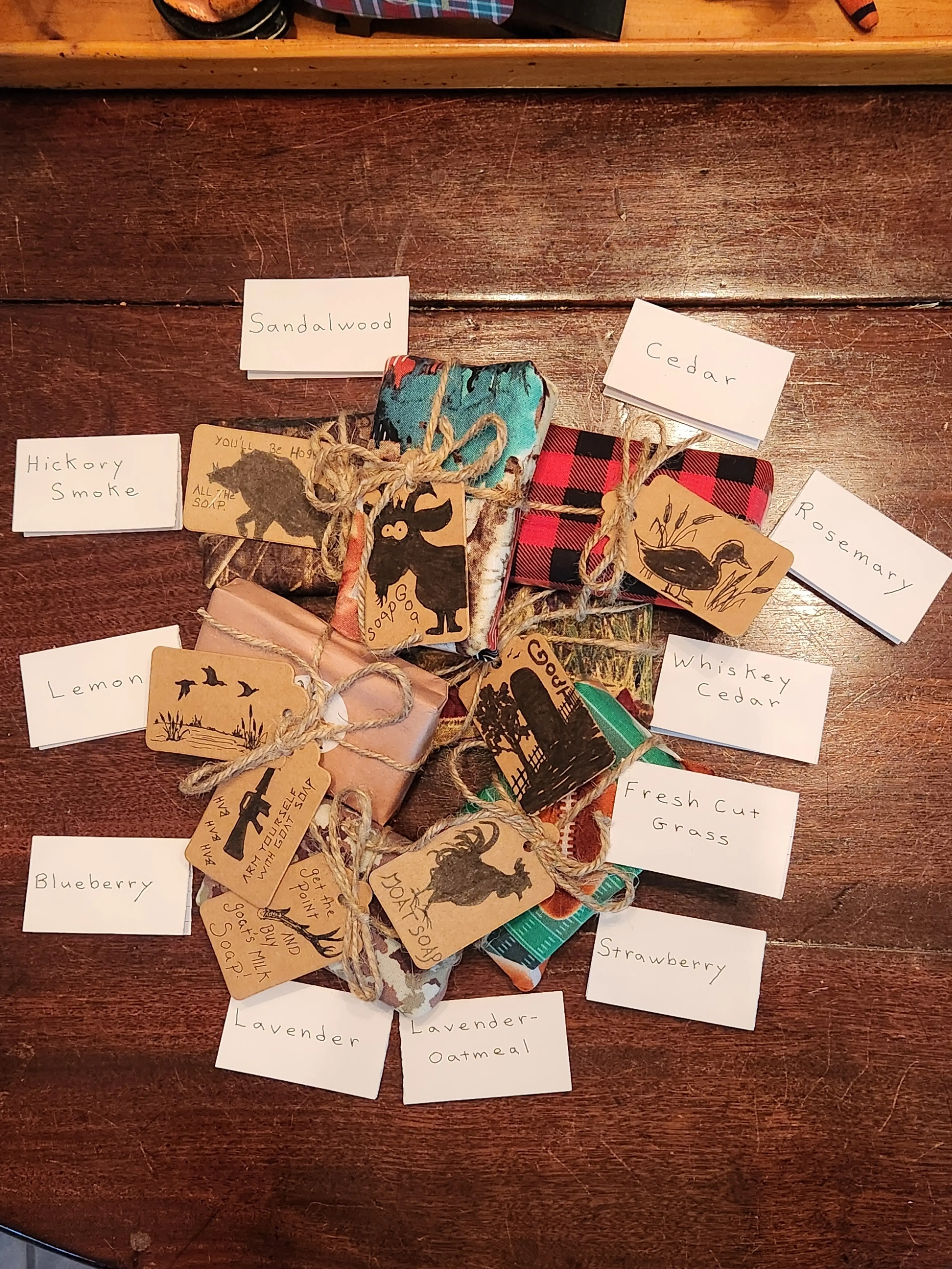 All Natural Handmade Goats Milk Soaps (choice) and other fun stuff