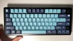 Custom GK GAMAKAY TK75PRO "Shark" Mechanical Keyboard. Linear. O-Ring mod. Wired/Wireless