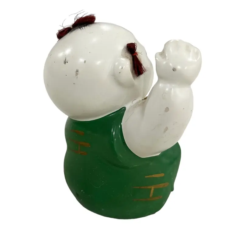 Vintage Japanese Porcelain Ningyo Style Gosho Doll Child Sitting