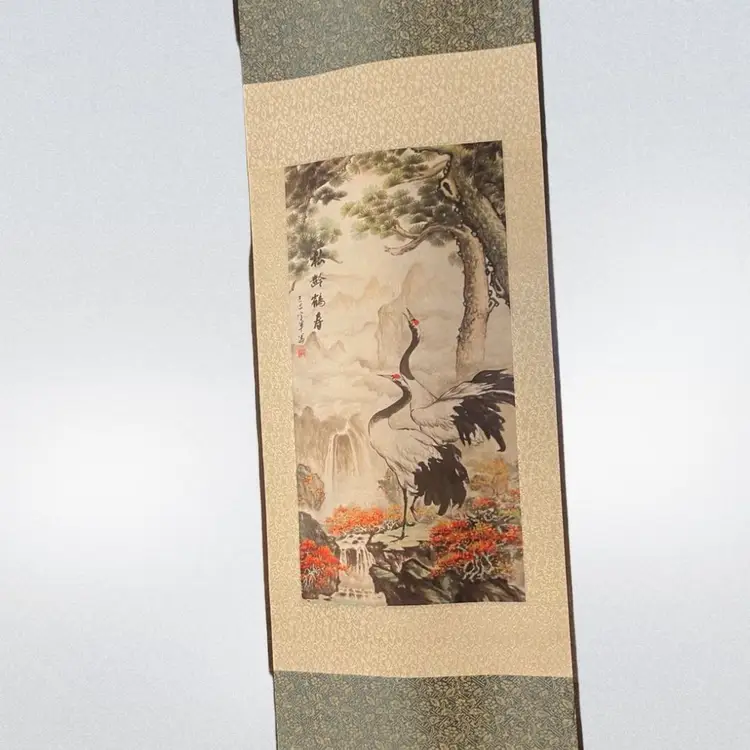 Silk Japanese Scroll 