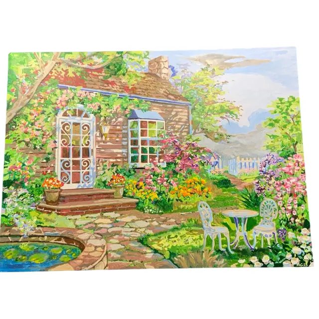 27 “Dreams Come True” By Art. Signed By Artist 15” By 11” Oil On Art Board