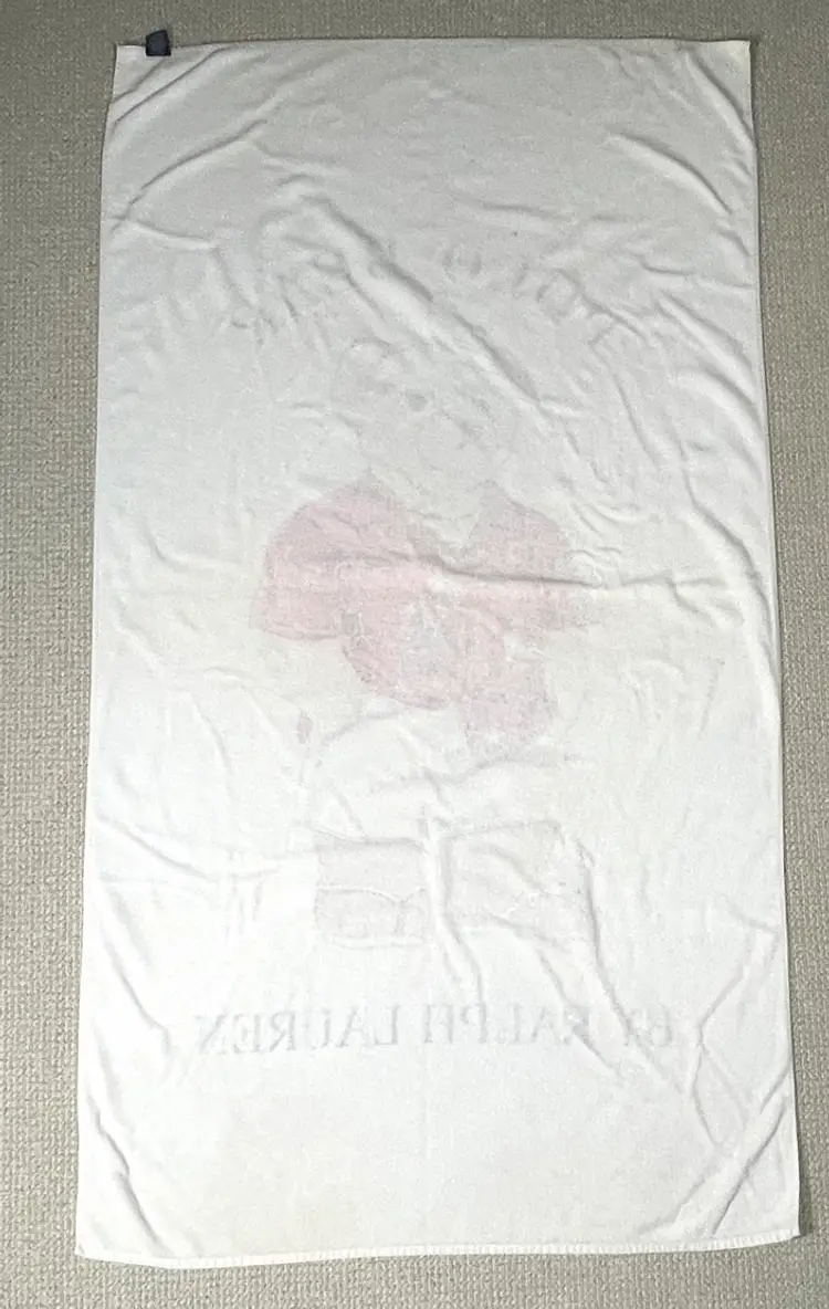 Ralph Lauren Polo Bear Beach Towel Hawaiian Red Surf Shirt Visor Flip Flops