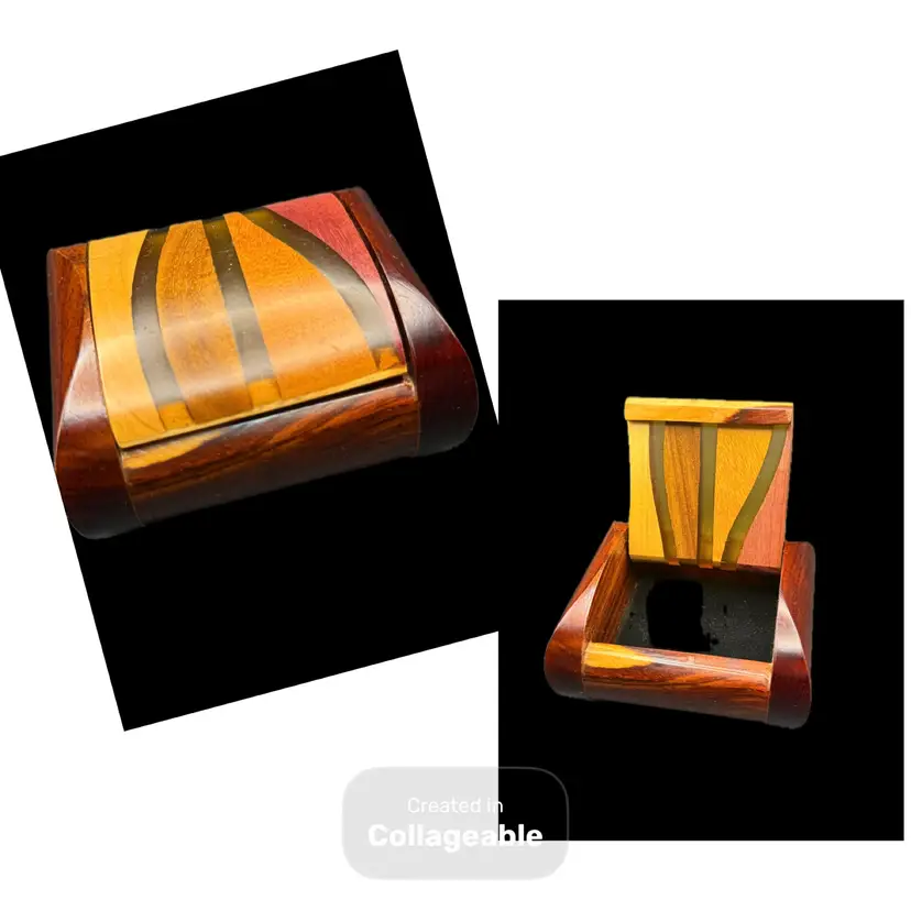 Handcrafted Wooden Trinket Box