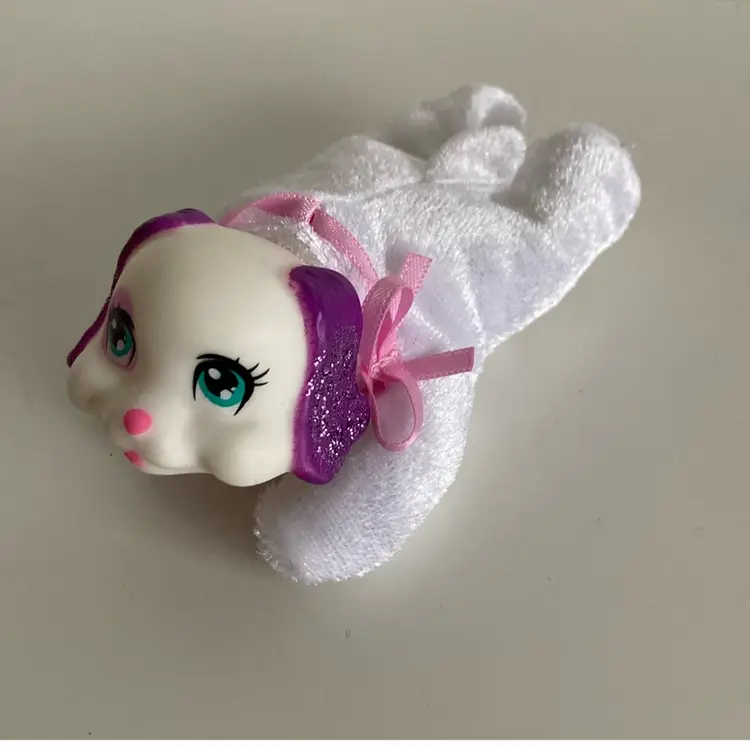 Lot of 4 Puppy Surprise Puppies With Glitter And Rainbow Accents #A