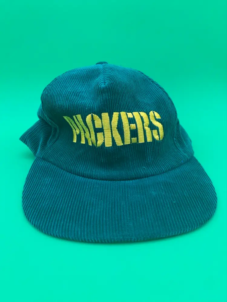 NFL Green Bay Packers Vintage Adjustable Corduroy Snapback Hat