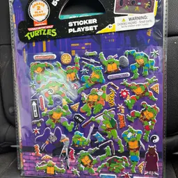Teenage Mutant Ninja Turtles Sticker Play Set.