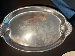 VTG Wilton Scalloped Handles Tray