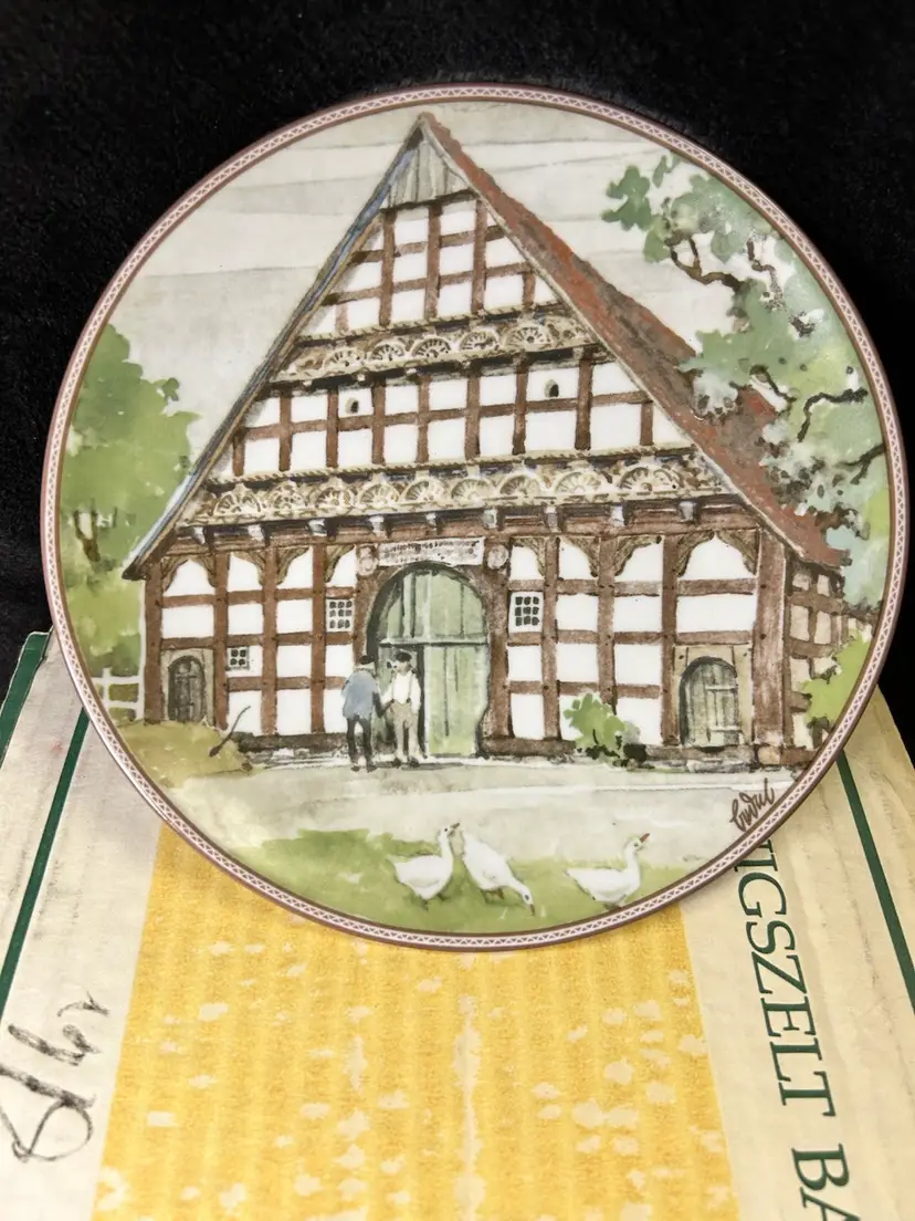 Vintage Karl Bedal Konigszelt Bayern Plate 1985