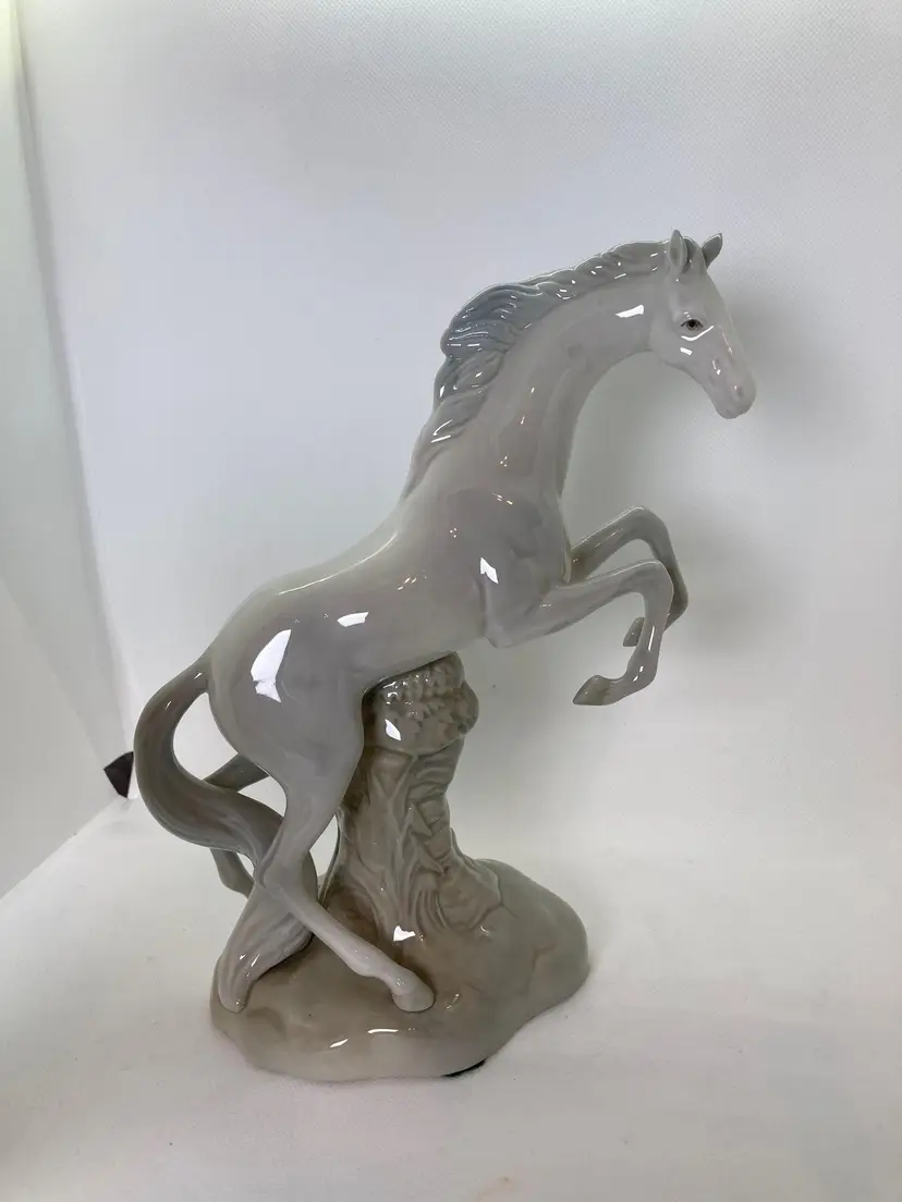 Perreta Spain Rearing Horse Figurine Ceramic