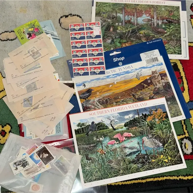 Stamps Vintage Face Value Over 100