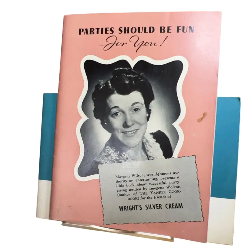 Parties Should Be Fun For You! Wrights Silver Cream Promotional Booklet 1950s