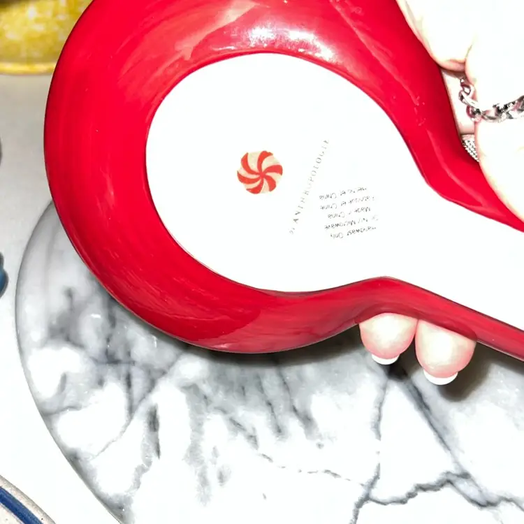 Anthropologie “Coco” Ceramic Spoon Rest