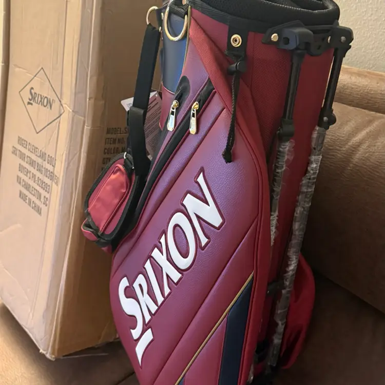 Srixon Limited Edition Summer Major Tour Stand Bag - 2025 The Open - Maroon/Navy