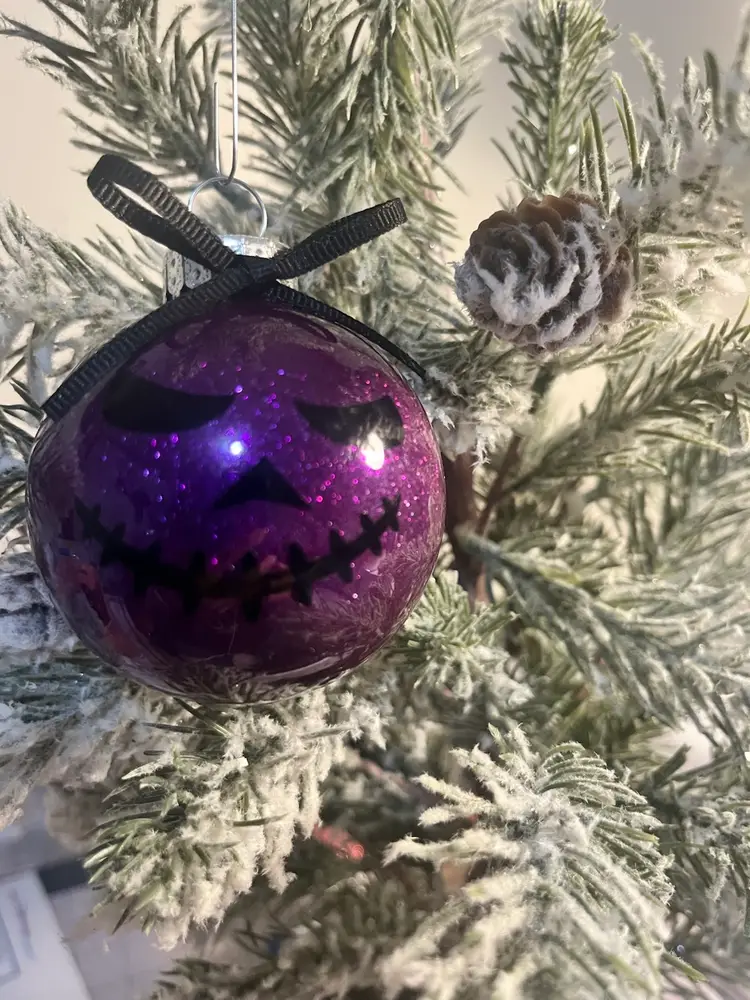 Halloween Glitter Ornaments