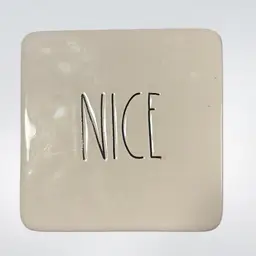 “Nice” Rae Dunn 5 1/2” Square Tile Trivet