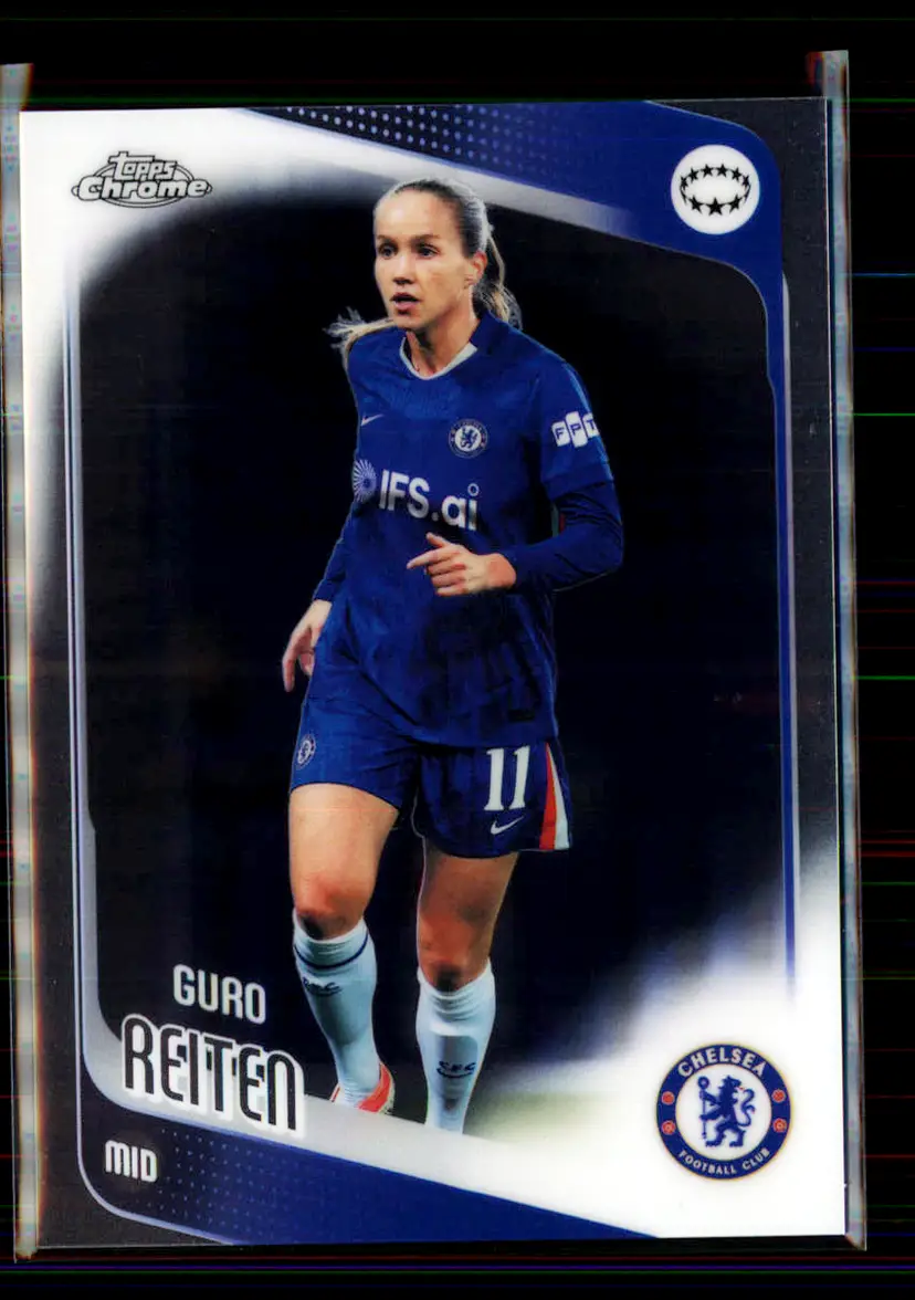 Guro Reiten 2025-26 Topps Chrome UEFA Women's Champions League #24 - (145) - Chelsea FC