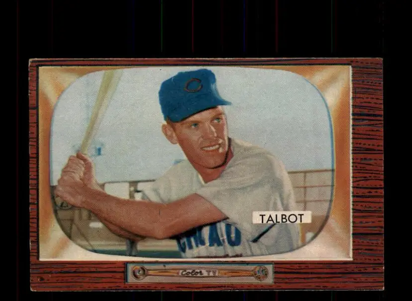 1955 Bowman #137 Bob Talbot - (pk-tl3) - Chicago Cubs