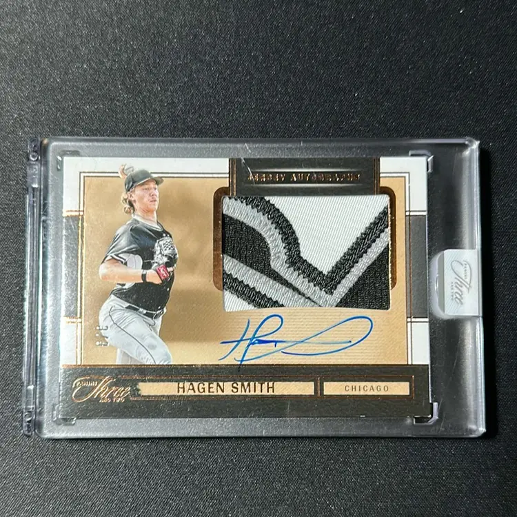 Hagen Smith 2025 Panini Three And Two Jersey Autographs 3/3 Chicago White Sox