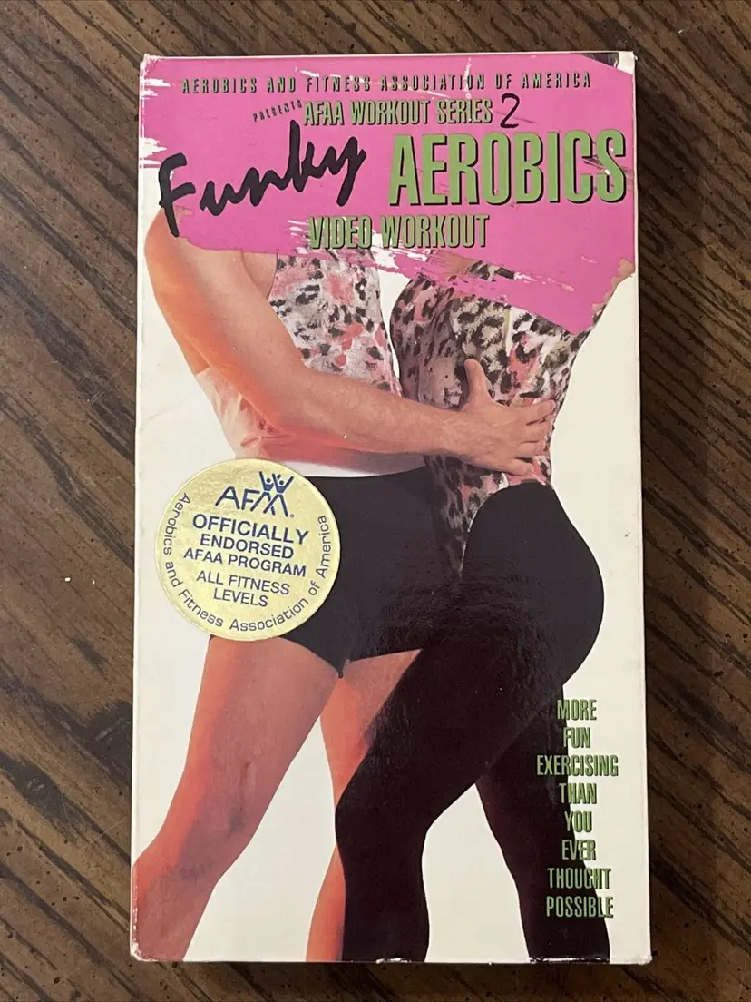 AFAA Workout Series 2 Funky Aerobics Toning Total Body VHS More Fun Exercising
