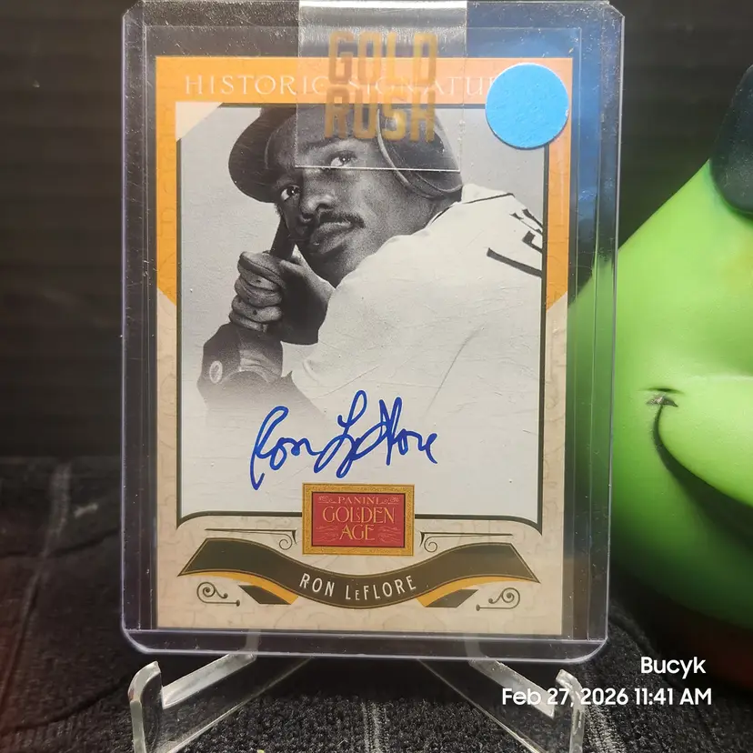 2012 Panini Golden Age Auto - Ron LeFlore Detroit Tigers