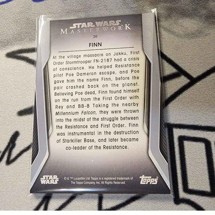 Finn- Star Wars Masterwork