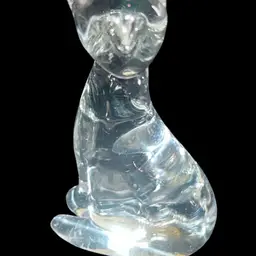 Hand blown Art Glass Cat