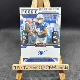 Anthony Gould 2024 Panini Contenders Variation Auto Indianapolis Colts