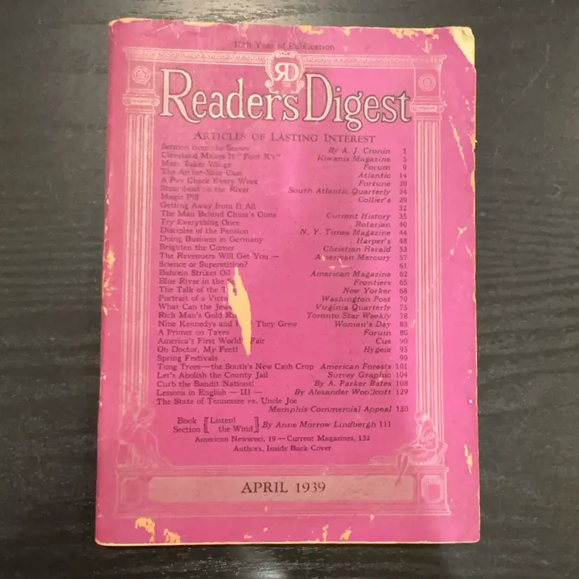 Readers Digest April 1939