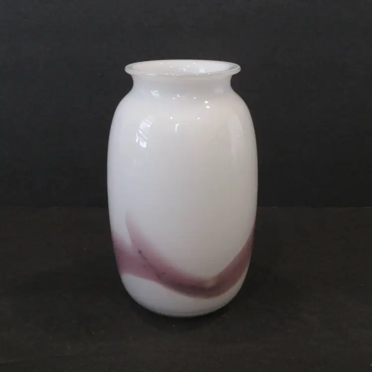 VINTAGE Holmegaard Denmark Small Sakura Vase, Designed by Michael Bang - 1983