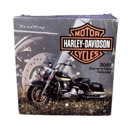 Harley Davidson Motorcycles 2002 Day At A Time Desk Calendar NOS