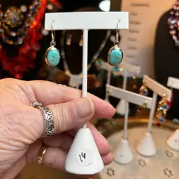 Blue/Green Earrings Turquoise 925