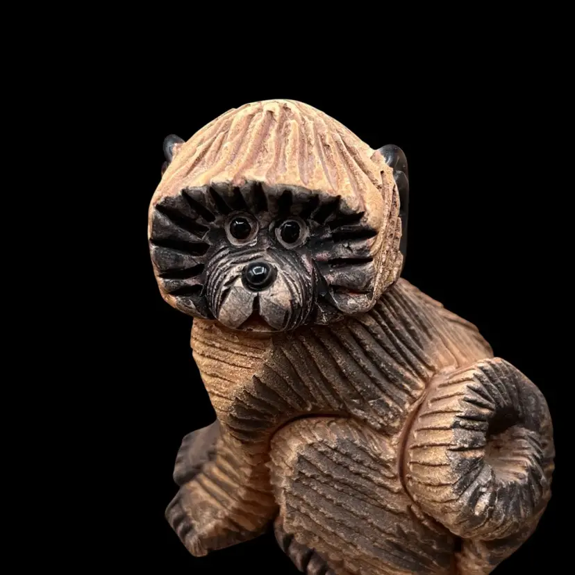 #07 Artesania Rinconada Pottery Monkey 3” 🐒