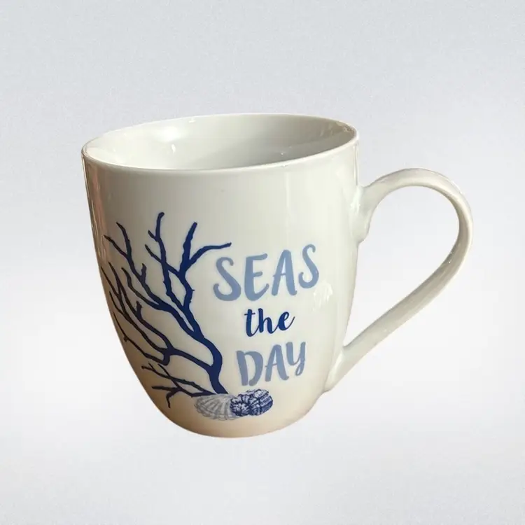 Seas The Day Porcelain Mug By Fitz And Floyd