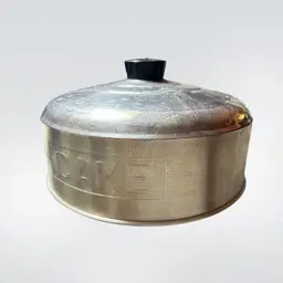Vintage Aluminum Cake Cover 1950’s