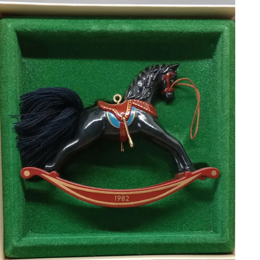 1982 Hallmark Rocking Horse Ornament