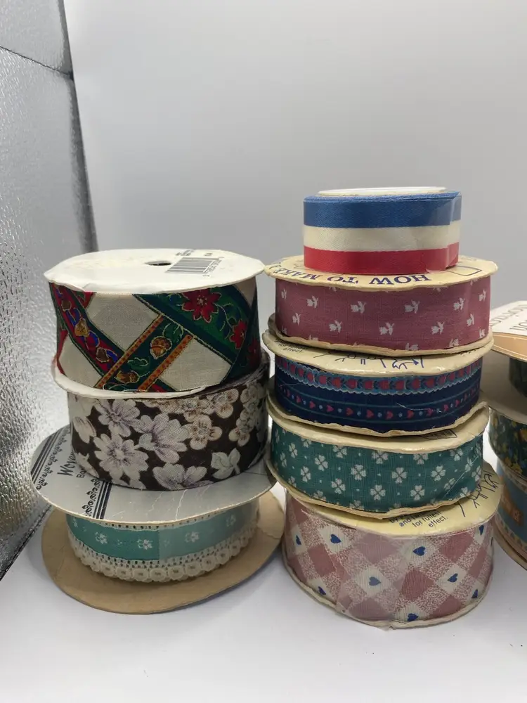 Lot Of Vintage Ribbons