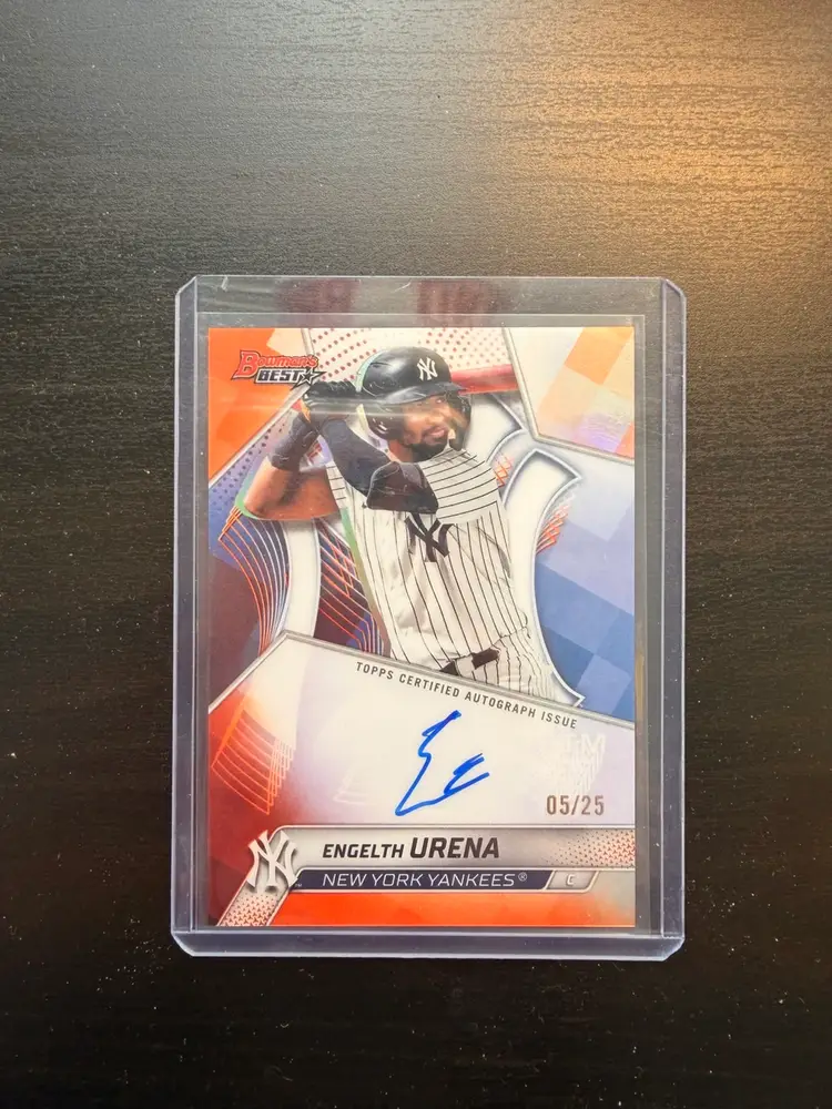 Engelth Urena 2025 Bowman’s Best Orange Refractor Auto /25