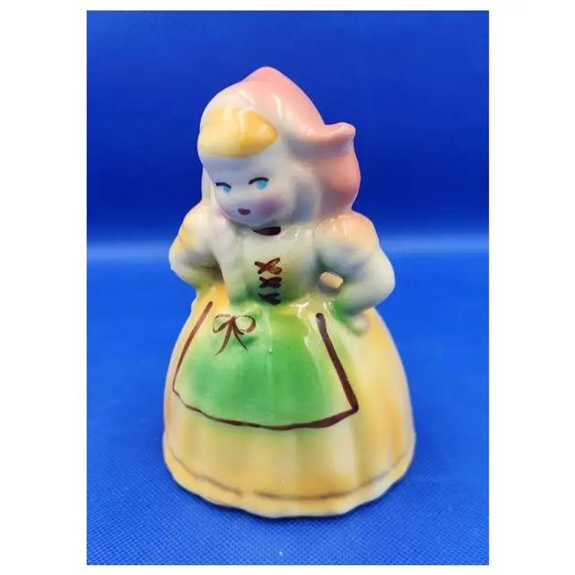 Vintage mid-century Dutch girl planter pottery