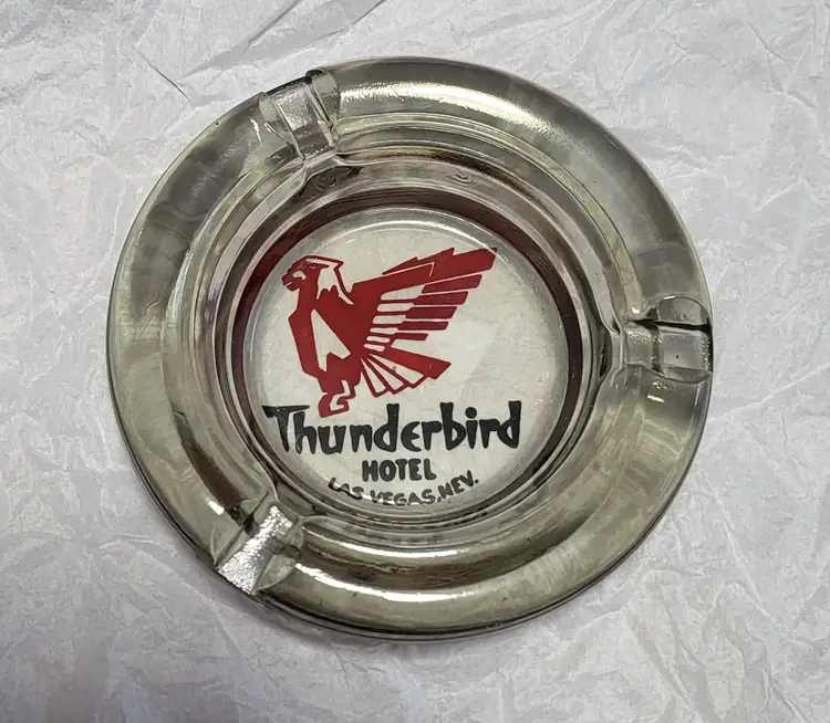 Thunderbird Hotel Las Vegas NV Vintage Ashtray