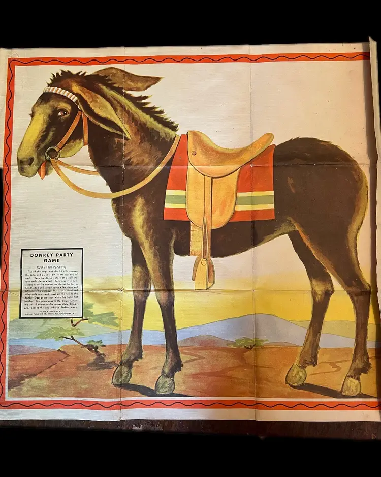 Vintage Donkey Party Game🫏🎯