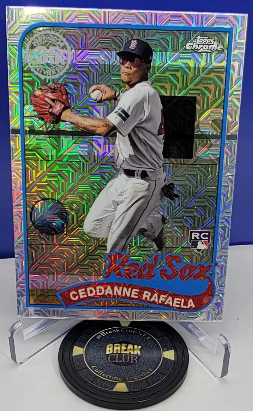 Ceddanne Rafaela Rookie RC 2024 Topps Series 2 - 1989 Topps Chrome Silver Pack Boston Red Sox