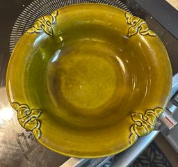 Vintage HAEGER Green Numbered Bowl 3055