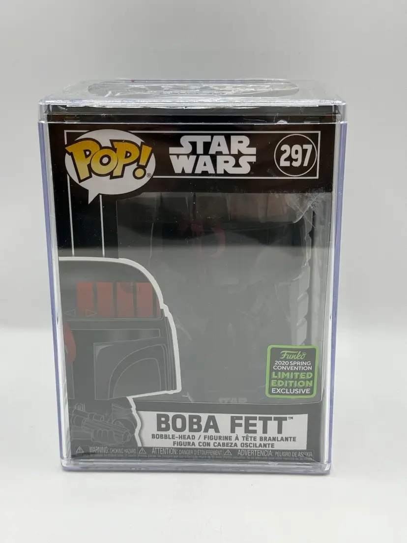 Funko Pop! Star Wars: Boba Fett #297 - Excl. 2020 Spring Con - Hard Case SEALED