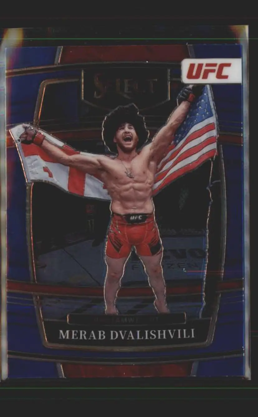 2022 Panini Select UFC #26 Merab Dvalishvili Blue - (137) -