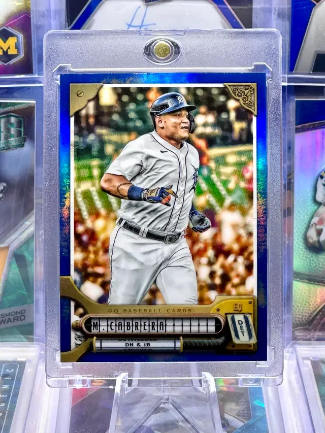 Miguel Cabrera 2022 Topps Gypsy Chrome /150 Blue Refractor SP Detroit Tigers