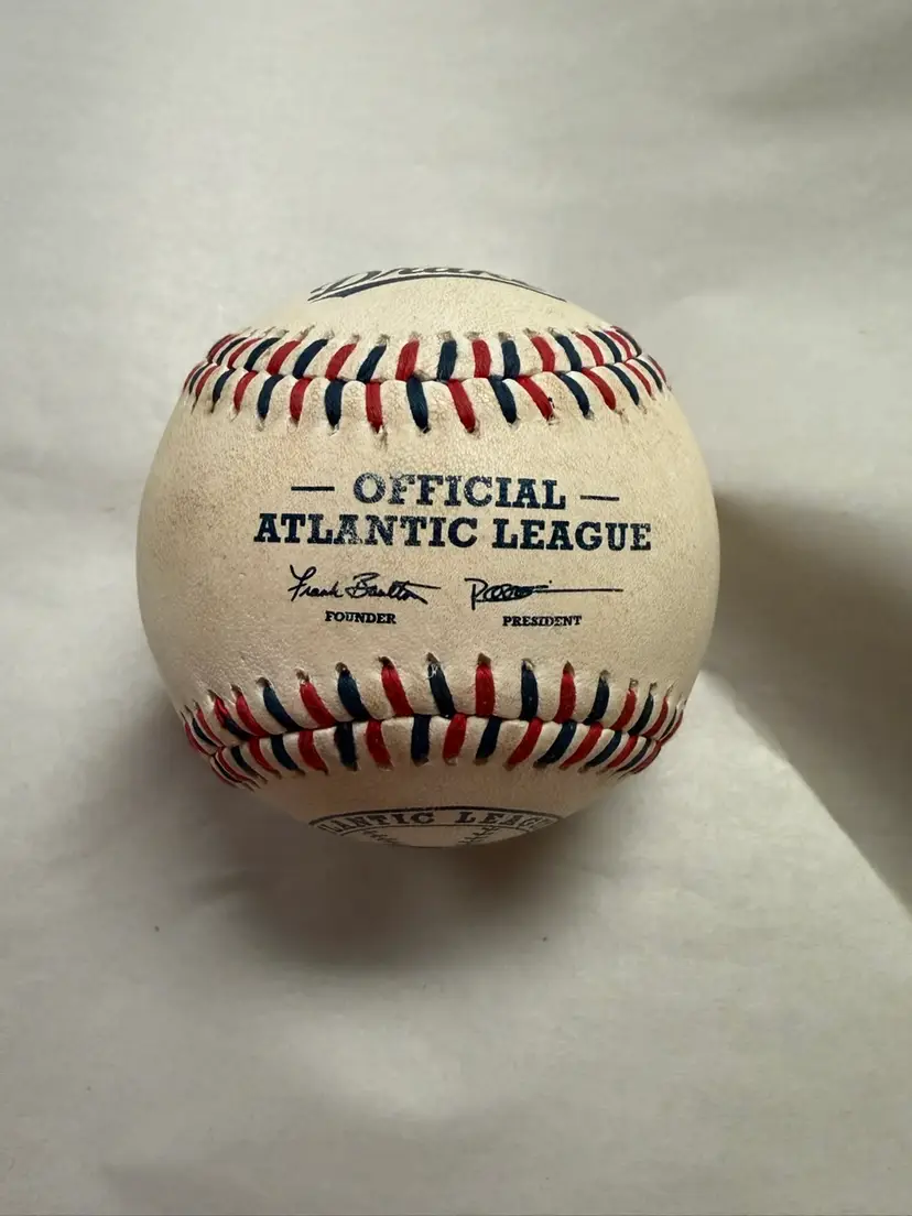 ALPB Atlantic League Of Professional Baseball Game Used Authentic Ball
