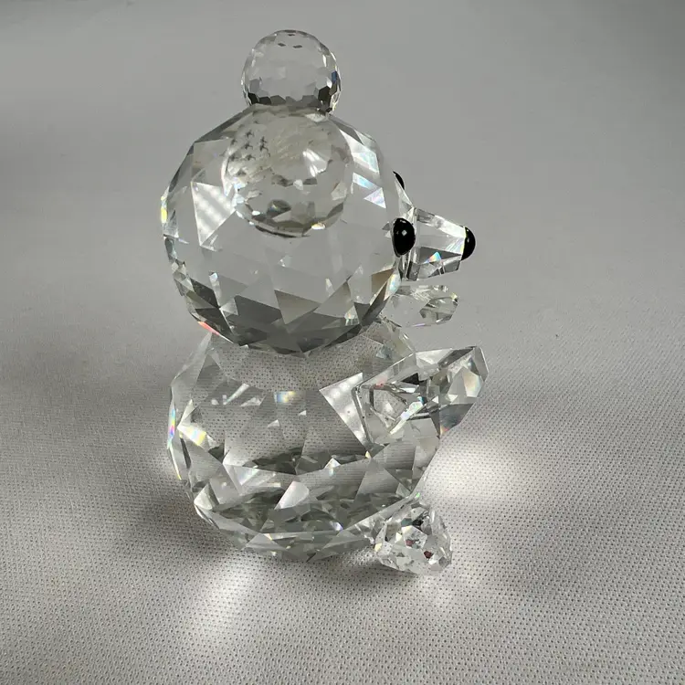 Swarovski Crystal Bear Figurine 2.5” + Case Austrian Made VGC